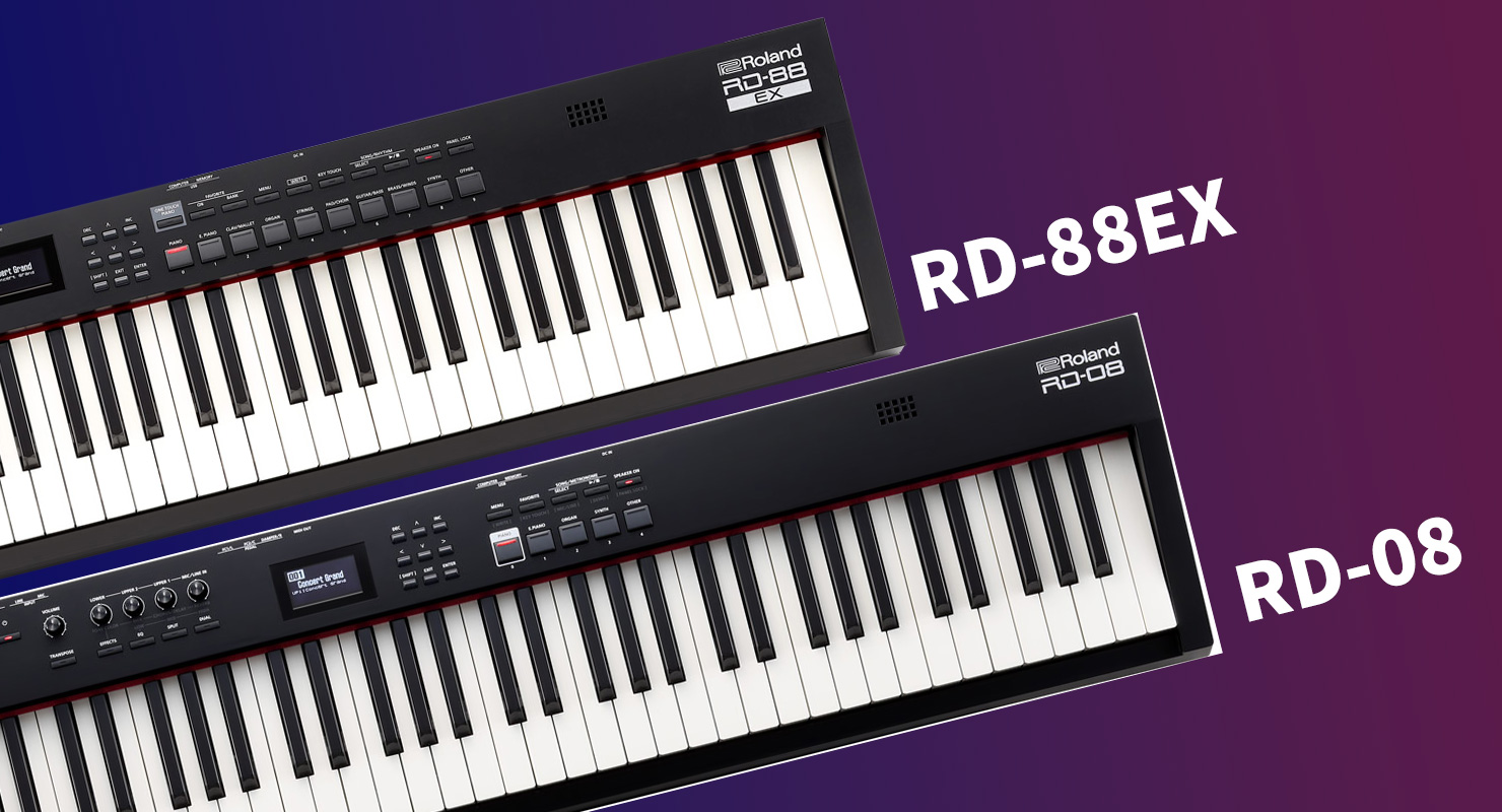 Roland RD-08 | 軽量で拡張性にも優れる手頃な価格のステージピアノ