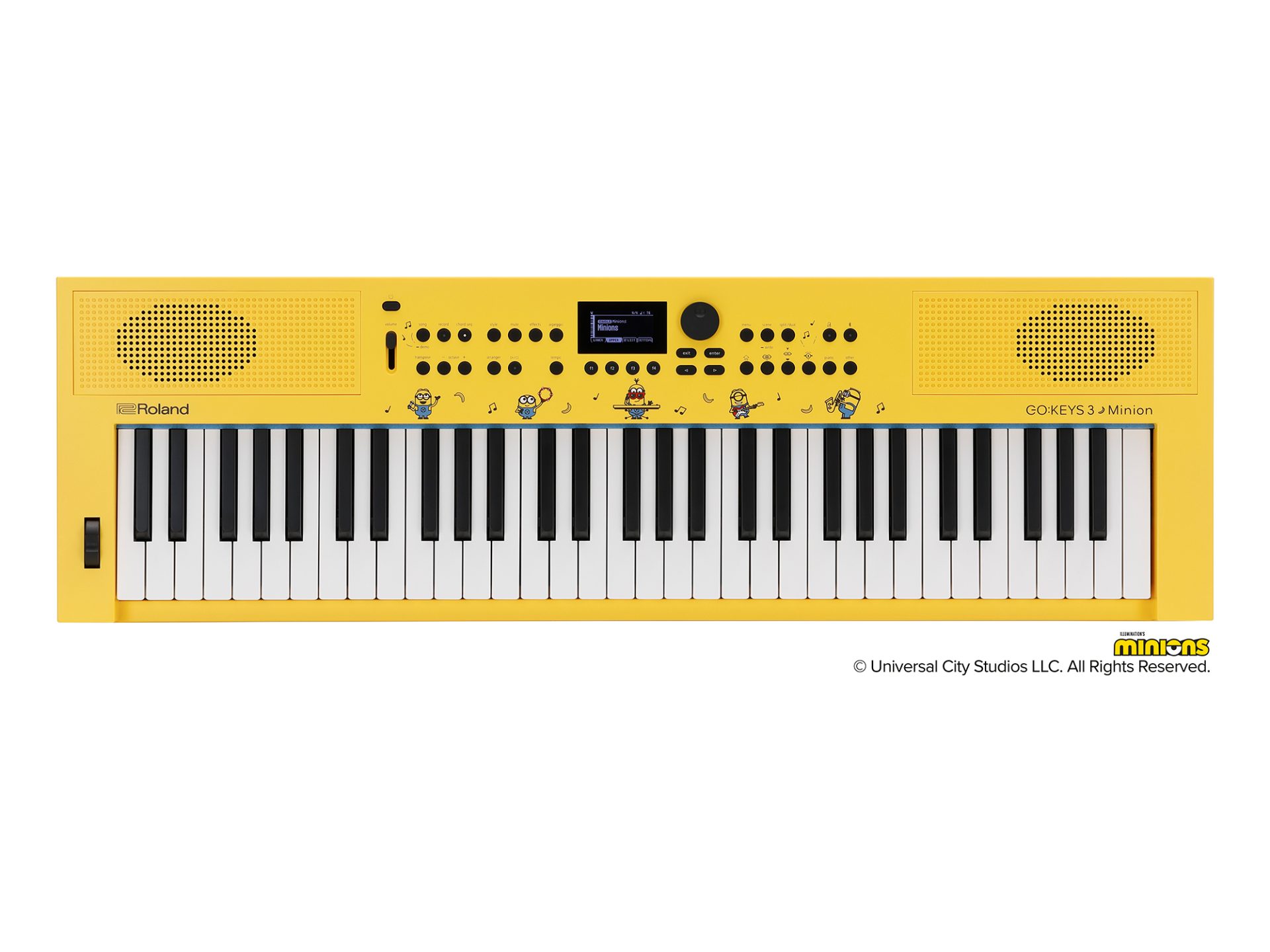 Roland GO:KEYS 3 / 5 | 1000種類以上のZEN-Core音色を収録、自動伴奏機能で音楽制作もできるスタイリッシュなコンパクトキーボード / 「ミニオン」とのコラボモデルも登場！