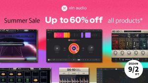 XLN Audioソフト全品対象で最大60％となるサマーセール