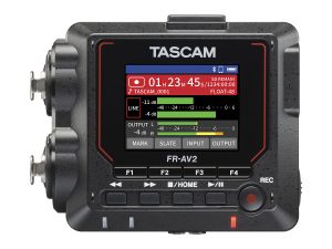TASCAM FR-AV2 | 32ビットフロート対応2chポータブルフィールドレコーダー/タイムコードジェネレーター