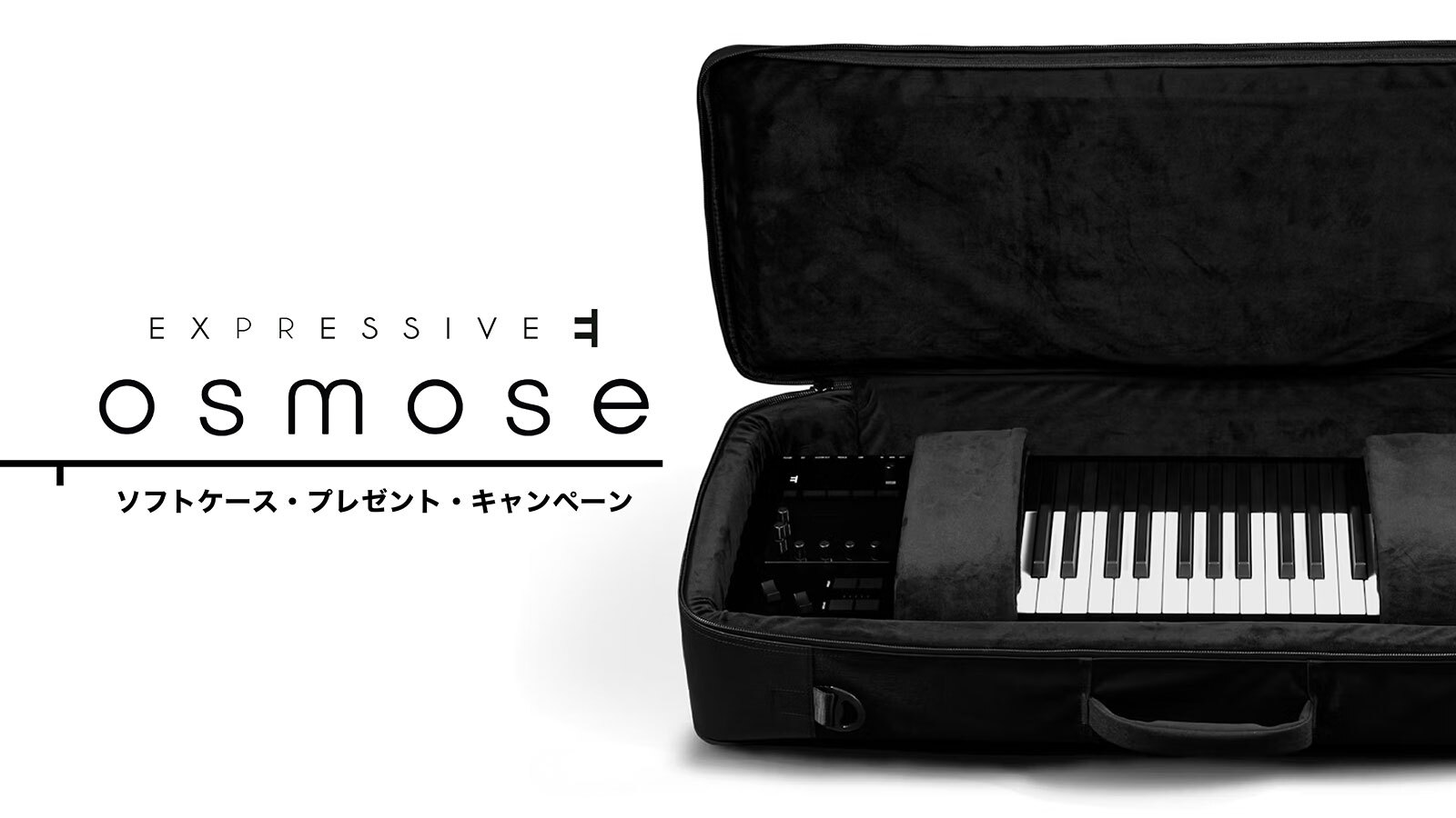 MPE対応、次世代のシンセサイザー Osmose 49 購入でメーカー純正ソフトケースプレゼント