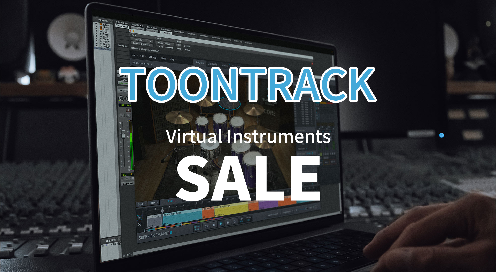 TOONTRACK SUPERIOR SEPTEMBER | 人気のドラム音源やベース音源がセール対象
