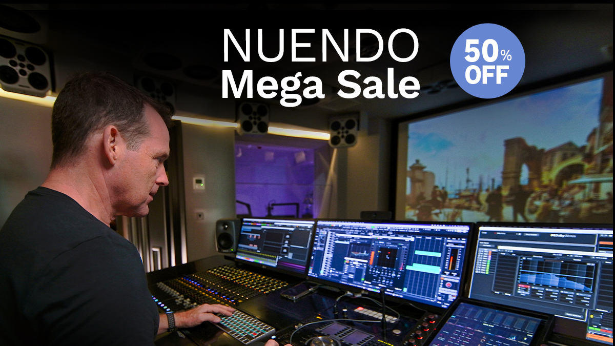 Nuendo 13 セール | 期間限定で50%オフ！！『Nuendo Mega Sale 2024』