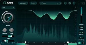 iZotope Aurora |  クリーンな空間と奥行きをスピーディーに生み出すインテリジェント・リバーブ