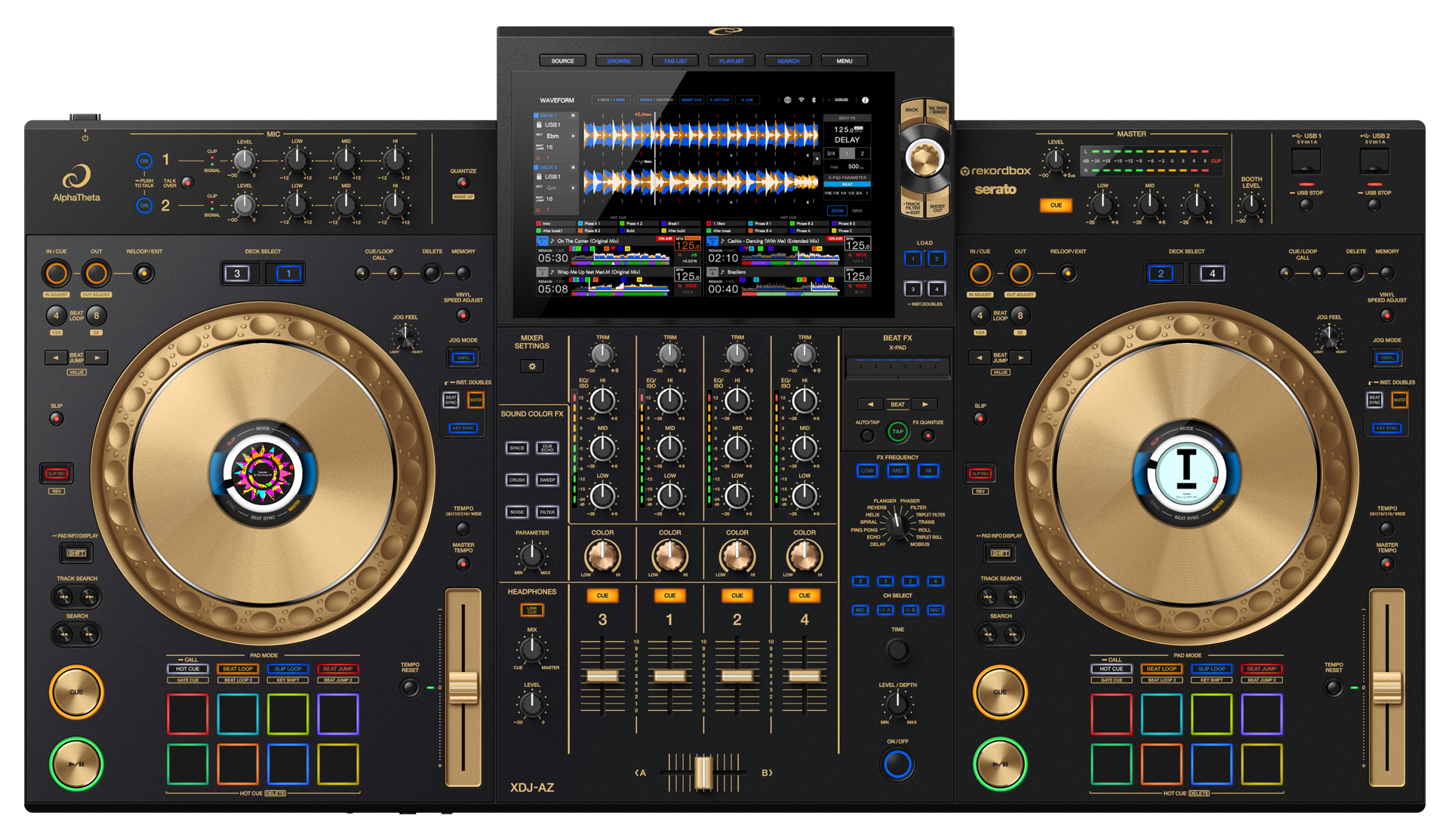 AlphaTheta XDJ-AZ | 限定モデル登場！Wi-Fi搭載でクラウド音源再生や