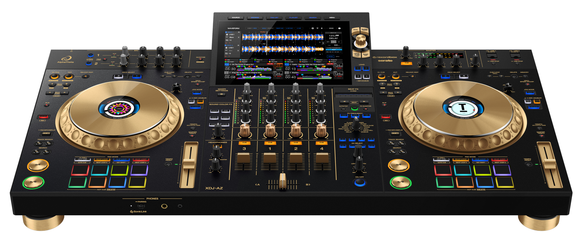 AlphaTheta XDJ-AZ | 限定モデル登場！Wi-Fi搭載でクラウド音源再生や