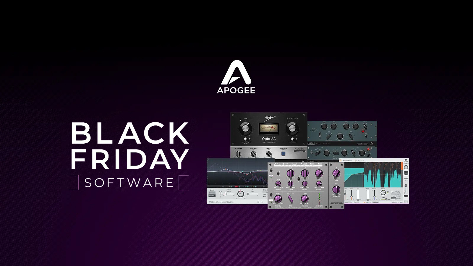 Apogee Software ブラックフライデーセール 2024　第二弾