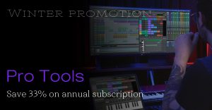 Pro Tools ブラックフライデーセール！サブスクリプション版が33%オフに！