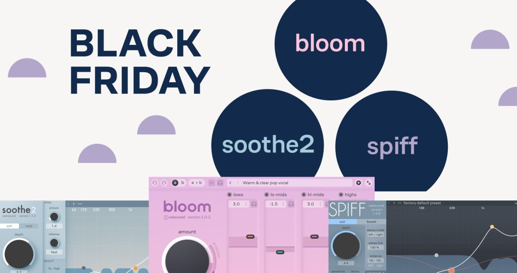 BLACK FRIDAY 2025】 人気の『soothe2』などOeksound プラグインが期間