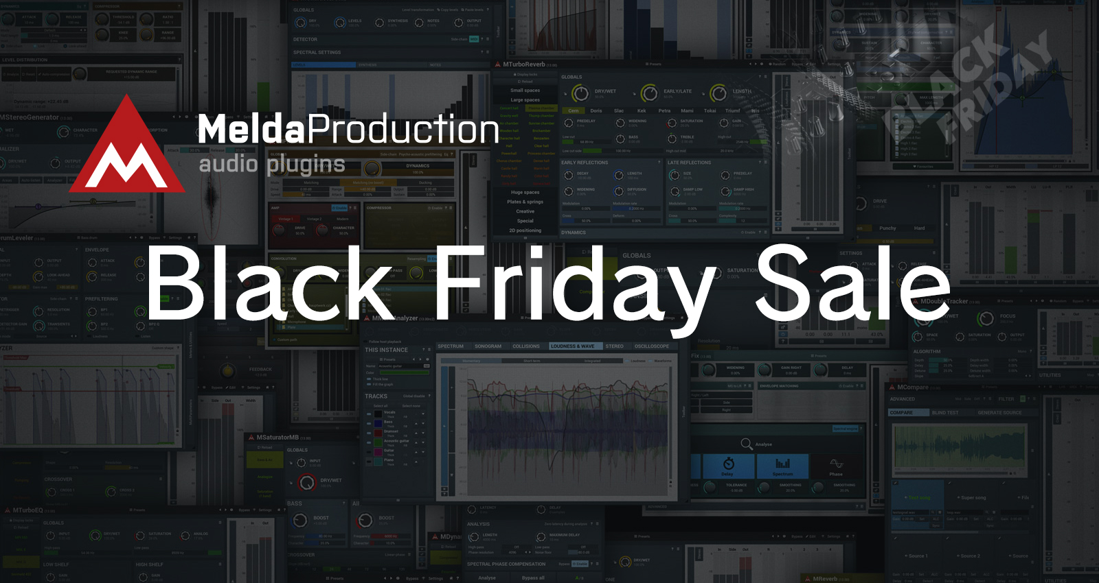 MeldaProduction 90製品対象！ブラックフライデーセール開催中
