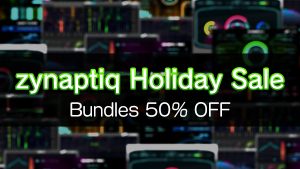 Zynaptiq ホリデーセール！バンドル製品が最大52%オフのビッグチャンス！