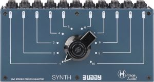 Heritage Audio SYNTH BUDDY | 10×1 ステレオパッシブ・インストゥルメントセレクター