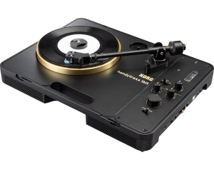 KORG handytraxx 1bit | ハイレゾ5.6MHz、1bit（DSD）データでPCに記録可能なポータブルレコードプレーヤー