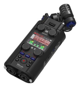 ZOOM H5studio | 32bit Float対応、19.4mm大口径ダイヤフラム・XYステレオマイクを搭載するプロ仕様のハンディレコーダー