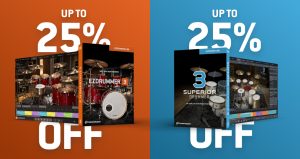 toontrack セール！SUPERIOR DRUMMER 3とEZ DRUMMER 3が最大25%オフ