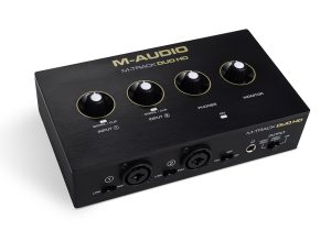 M-Audio M-Track Duo HD | 高品位録音を手軽に！USB-C対応オーディオインターフェイス登場