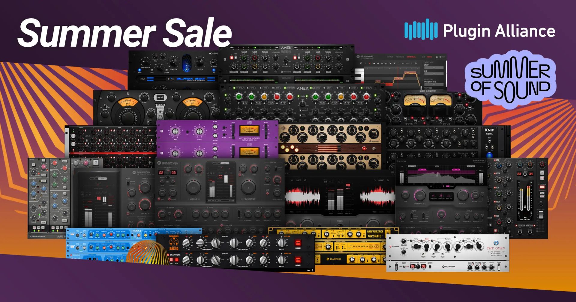 Plugin Alliance Summer SALE 2025 開催！
