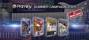 最大40%OFF！Prominyサマーセール開催中～人気ギター音源・バンドルが特別価格～