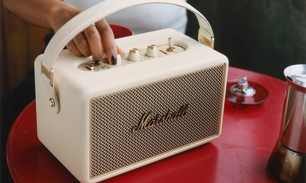 MARSHALL KILBURN アクティブステレオラウドスピーカー Marshallからポータブルスピーカー「Kilburn III」が発売。