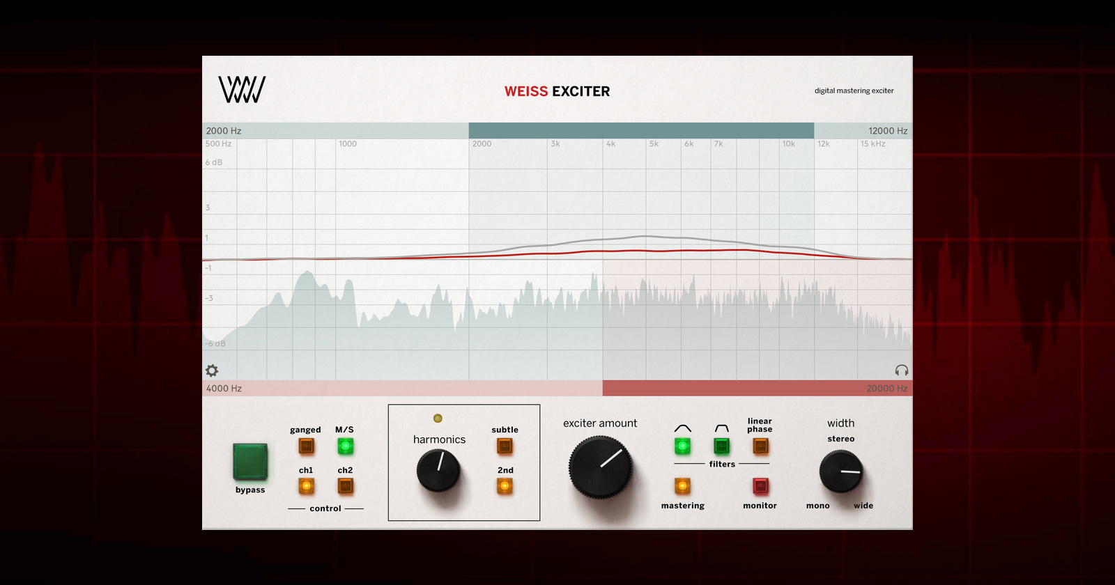 Softube Weiss Exciter | 原音に馴染む倍音付加“透明”なマスタリング用エキサイター