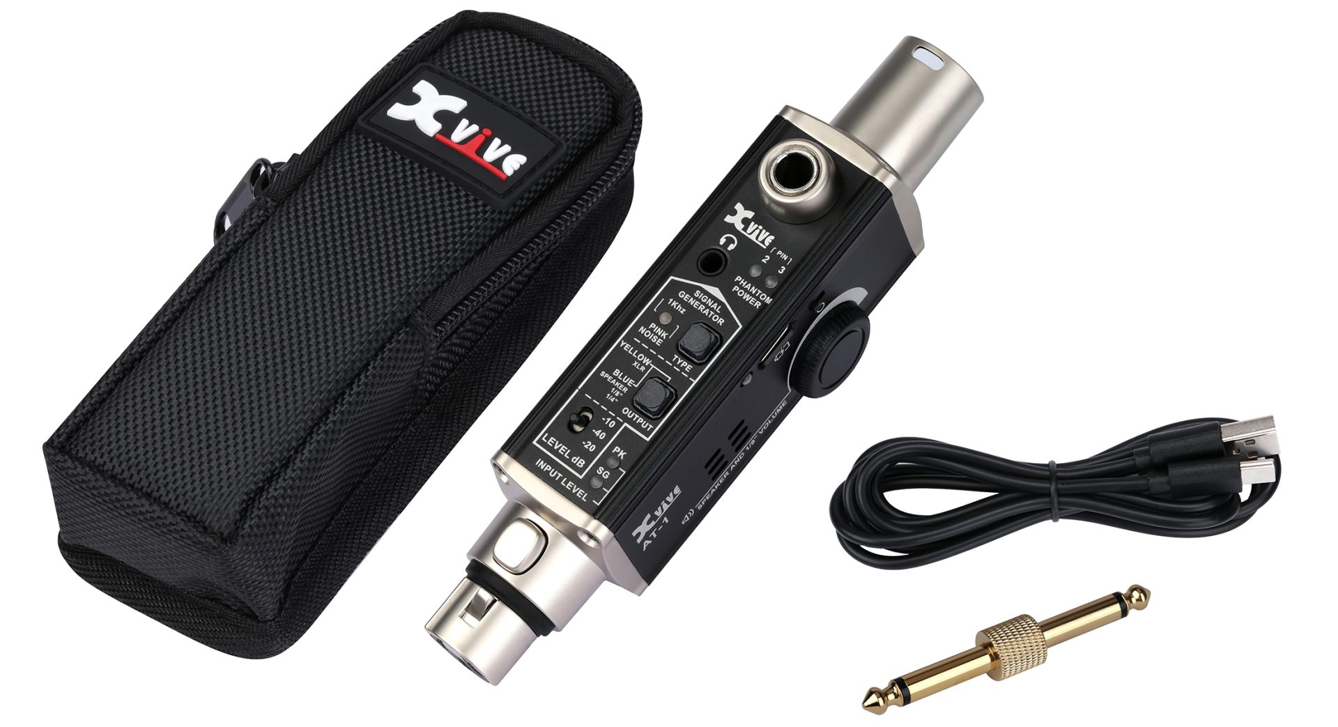 XVIVE AT-1 | ケーブルから電源まで。トラブル診断に便利なポータブル・オーディオテスター