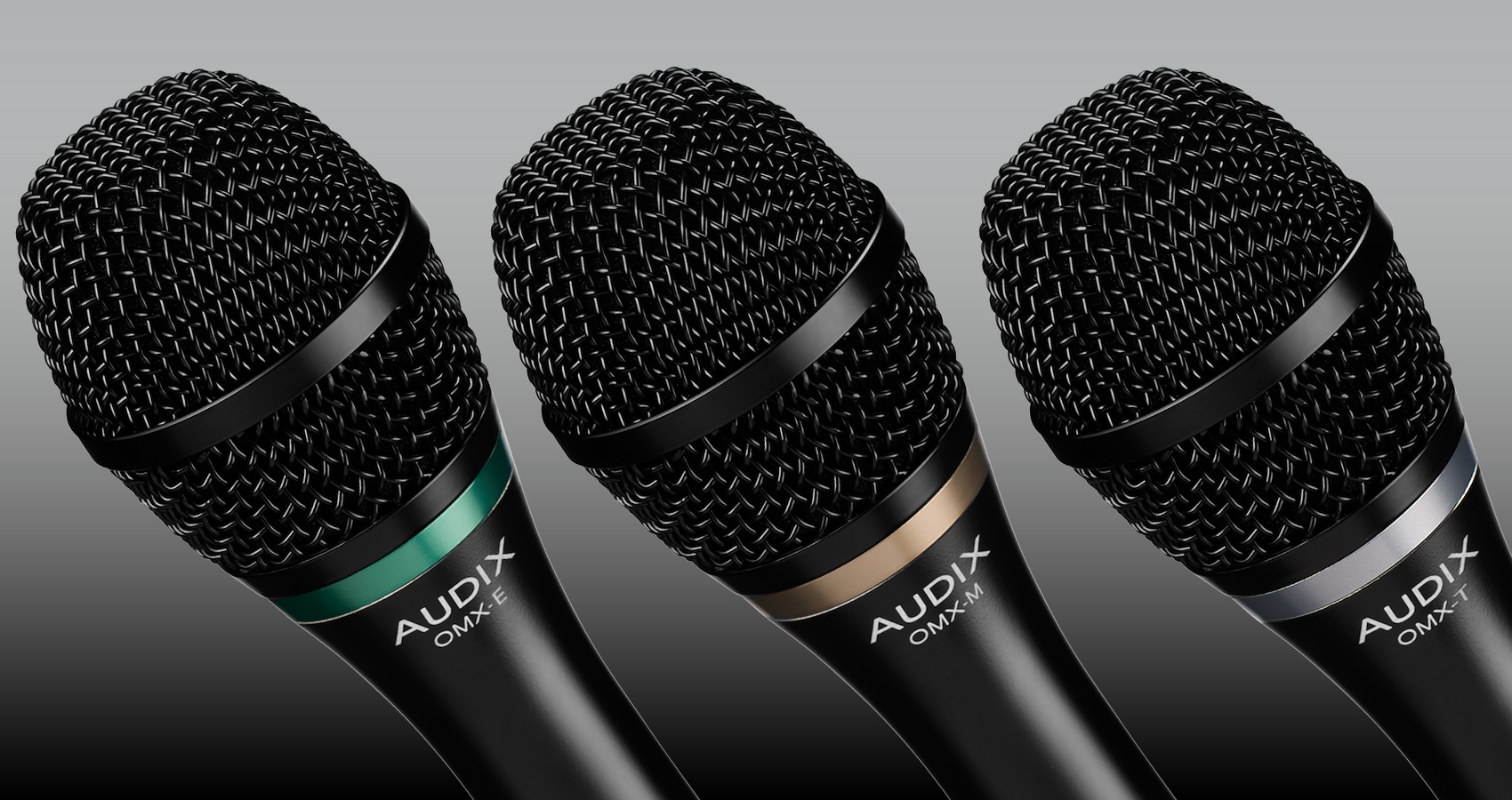 AUDIX OMXシリーズ | シンガーの歌唱スタイルやステージ環境に合わせて選べるボーカルマイク