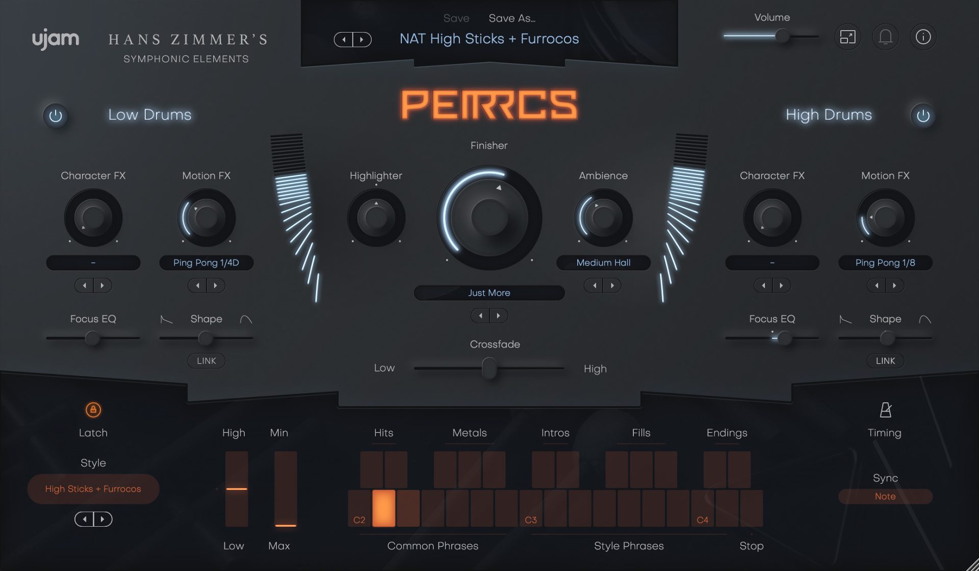 Symphonic Elements PERRCS（パークス）| ハンス・ジマーの秘蔵ライブラリを使用した、最高峰のオーケストラパーカッション