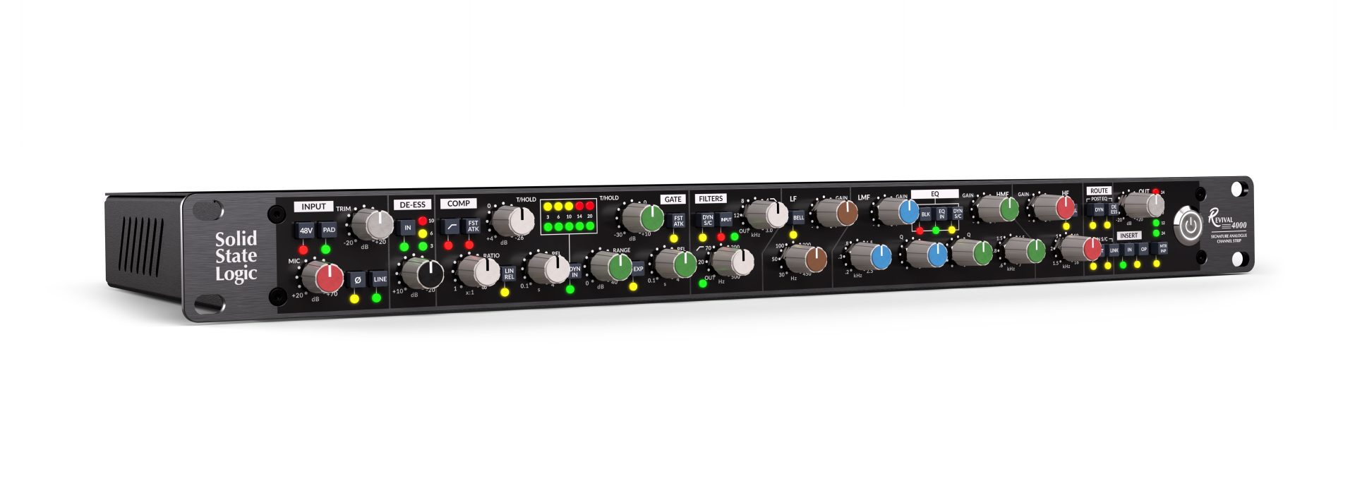 Solid State Logic （SSL）Revival 4000 Signature Analogue Channel Strip | SL4000ミキシングコンソールのサウンドを再現した1Uチャンネル・ストリップ