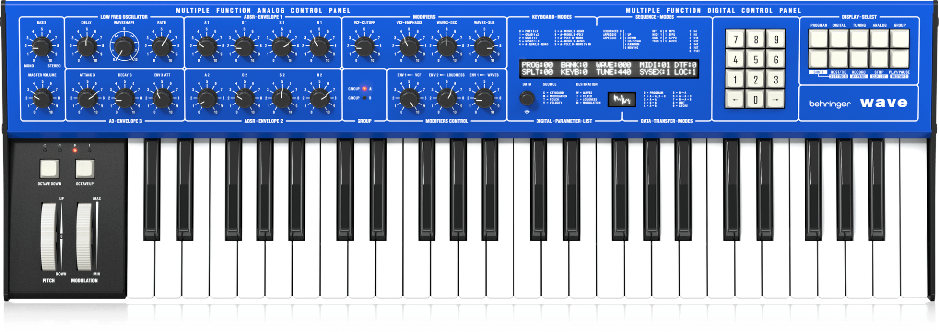Behringer WAVE | ウェーブテーブルシンセ「PPG WAVE」のクローンモデル