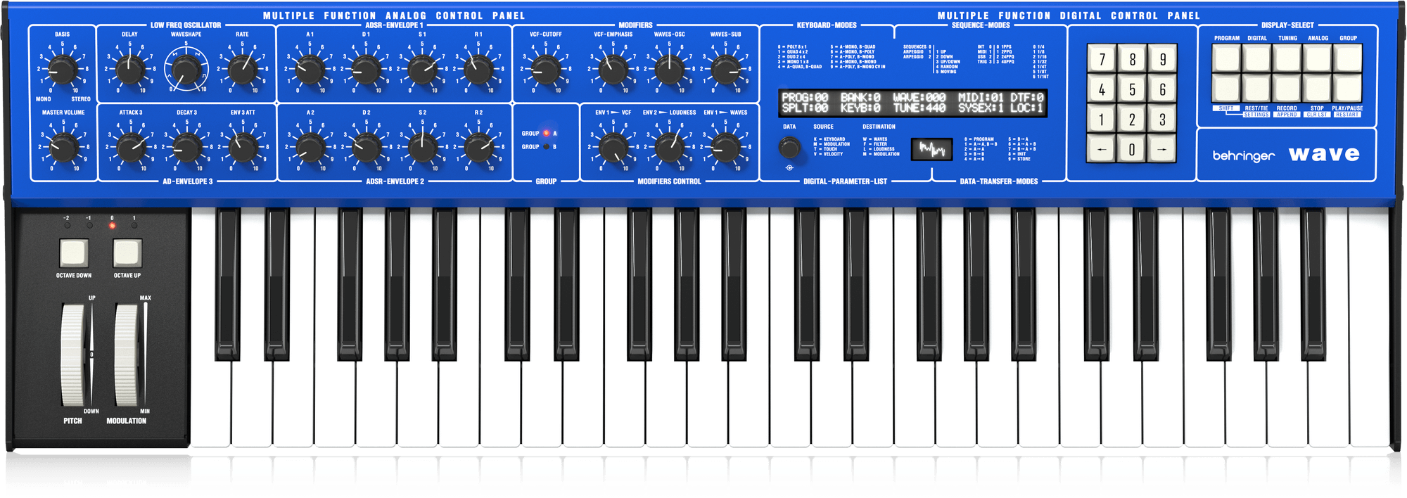 Behringer WAVE | ウェーブテーブルシンセ「PPG WAVE」のクローンモデル
