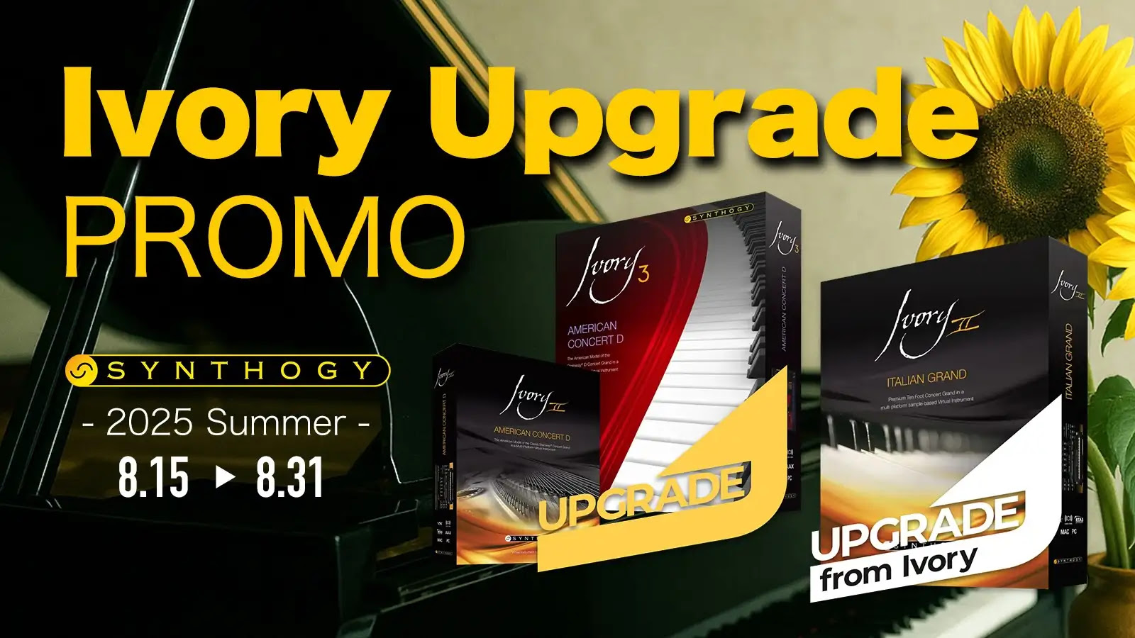 Synthogy Ivory Upgrade Promo – 2025 Summer –