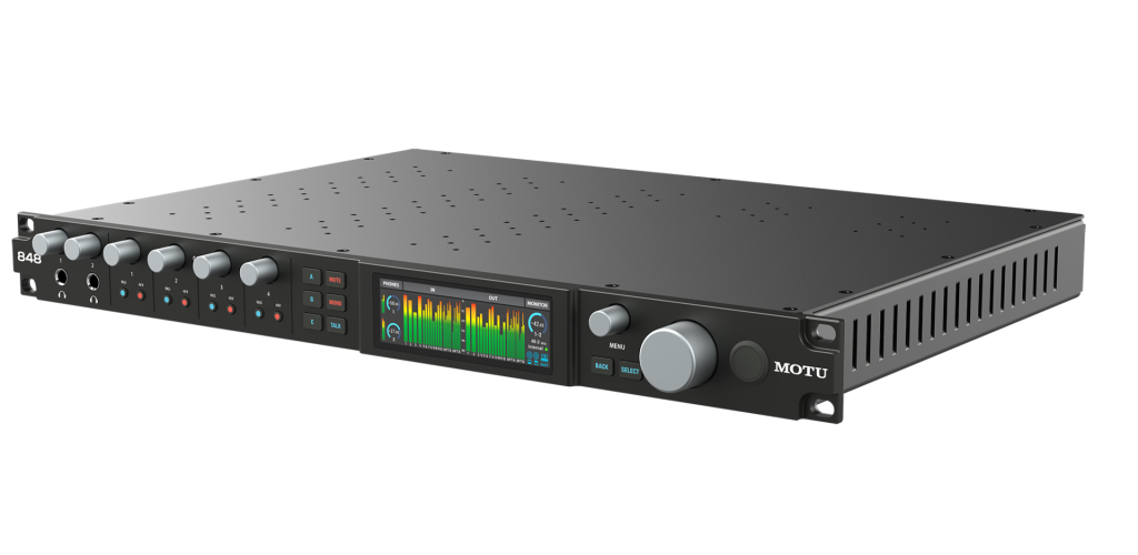 MOTU 848 | Thunderbolt 4 / USB4搭載、次世代オーディオ