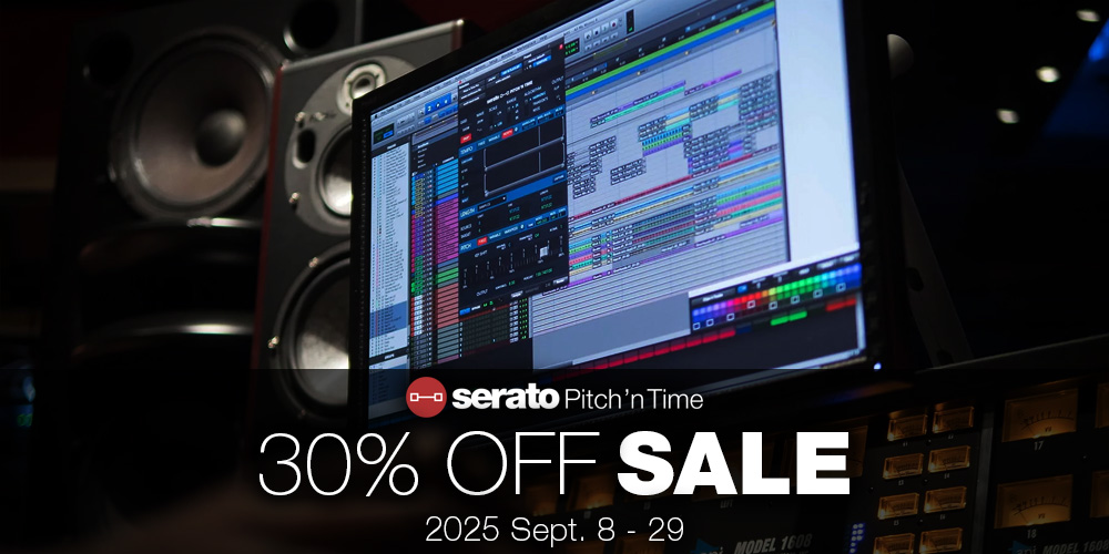 Serato Pitch ’n Time Pro / LE、期間限定30％OFFセール
