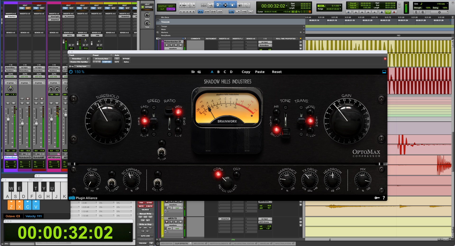 Plugin Alliance  Shadow Hills OptoMax | BrainworxとShadow Hills Industriesが共同開発した新世代のオプティカル・コンプレッサープラグイン