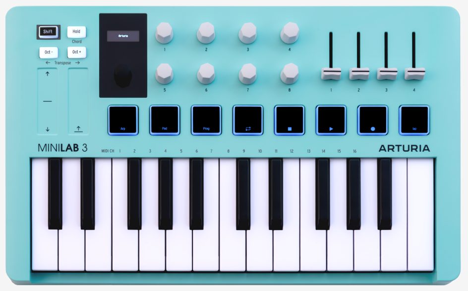 Arturia MINILAB 3 | 多彩な機能と各種ソフトウエアをバンドルした即戦力MIDIキーボード