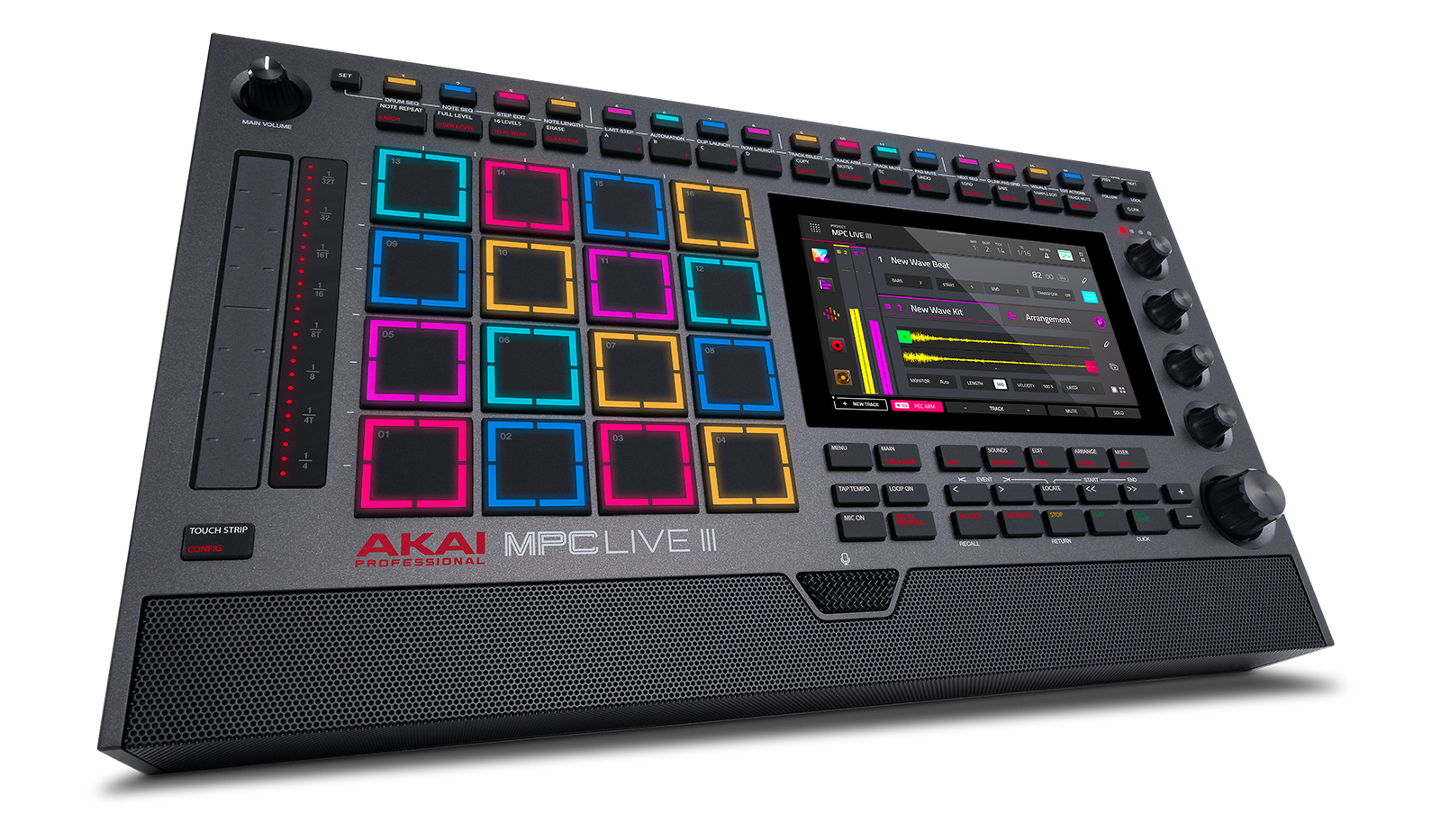 AKAI MPC Live 3 | 新MPCeパッド×MPC3 OS。PC不要でサンプリングからループ/フレーズの起動・切り替えまで一台完結