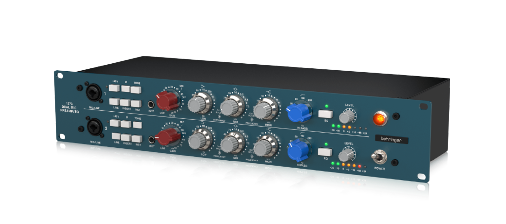 BEHRINGER 676 マイクプリアンプ コンプレッサー Behringer 676 Tube Pre-amp and Compressor at Gear4music