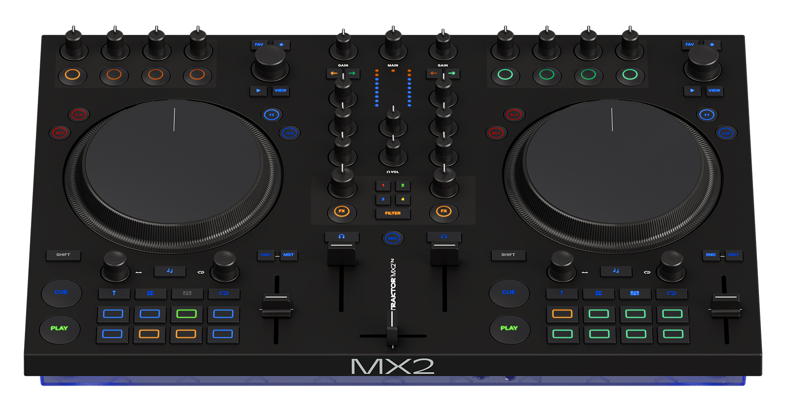 Native Instruments Traktor MX2 | Traktor Pro用のポータブルDJコントローラー
