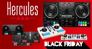 【ブラックフライデーセール 2025】 Hercules DJコントローラーが大特価！どこでもDJプレイが可能な人気モデルも対象！