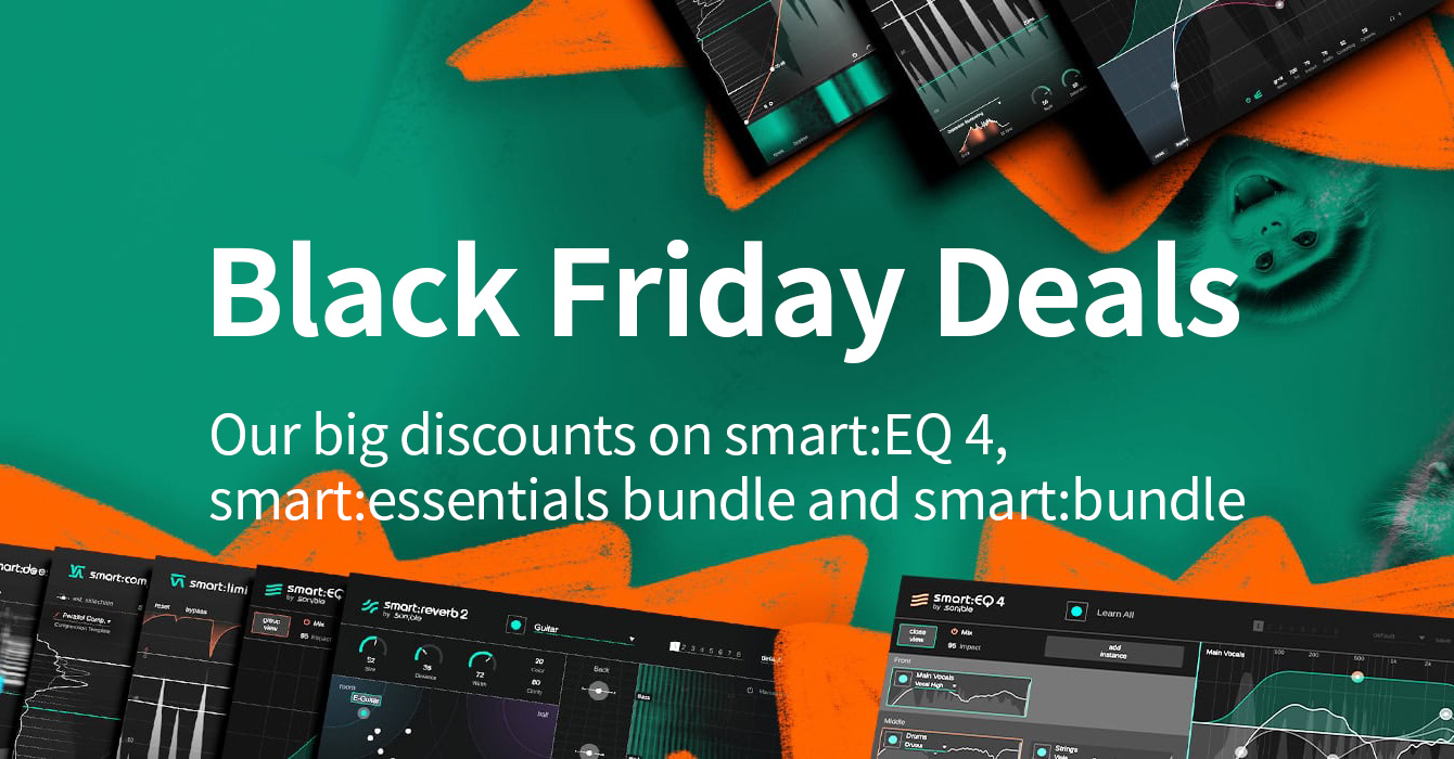 【BLACK FRIDAY 2025】 sonible セール開催！AIが聴いて、ミックスを導く人気プラグインが大特価！