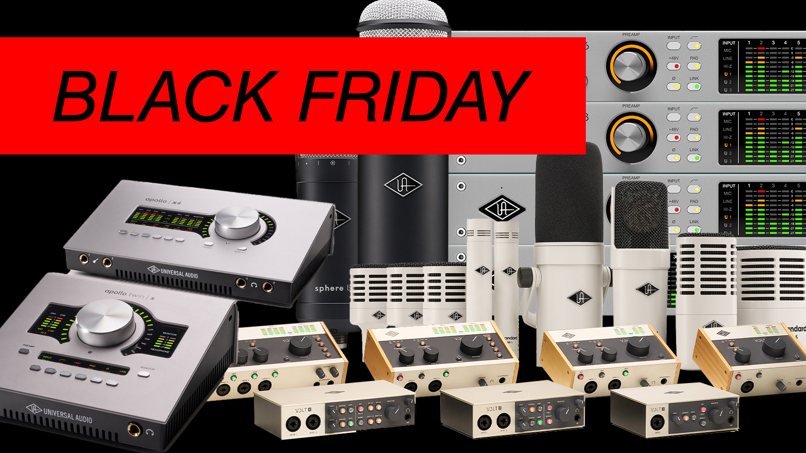 【BLACK FRIDAY 2025】 Universal Audio セール注目製品をピックアップ！