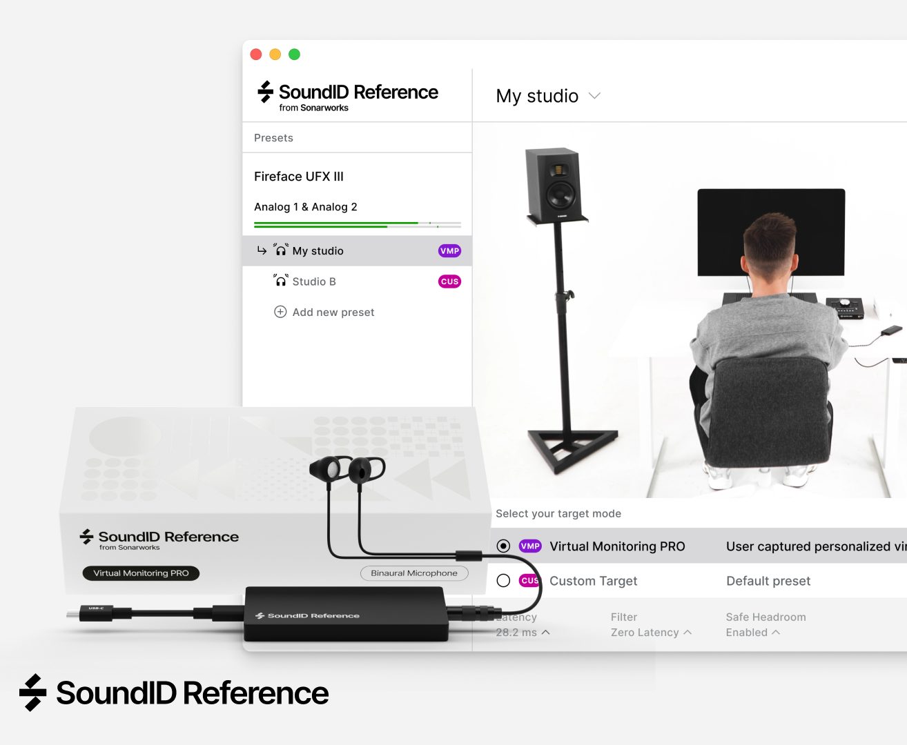 Sonarworks SoundID Reference Virtual Monitoring PRO | 自分のスタジオやカーオーディオを丸ごとヘッドホンで再現 Sonarworks SoundID Reference Virtual Monitoring PRO | 自分のスタジオやカーオーディオを丸ごとヘッドホンで再現