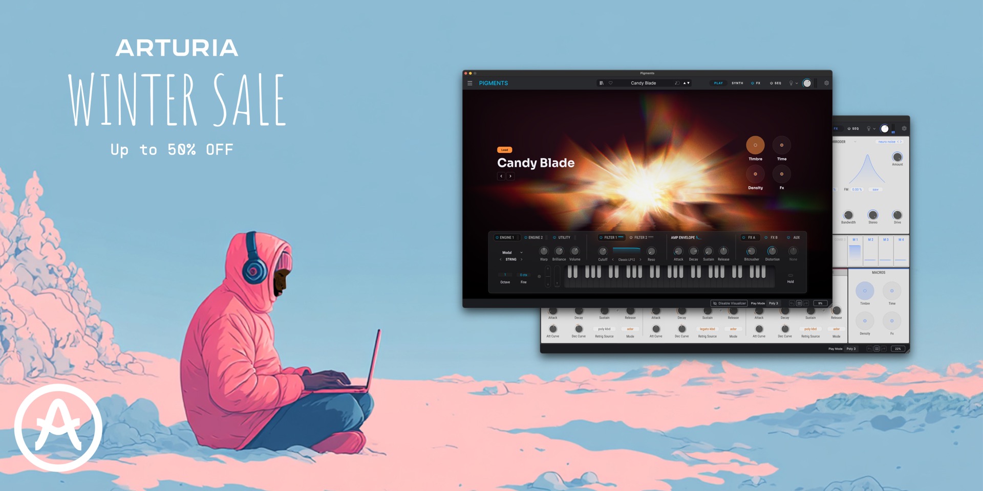 Arturia プラグインソフト WINTER SALE 2026