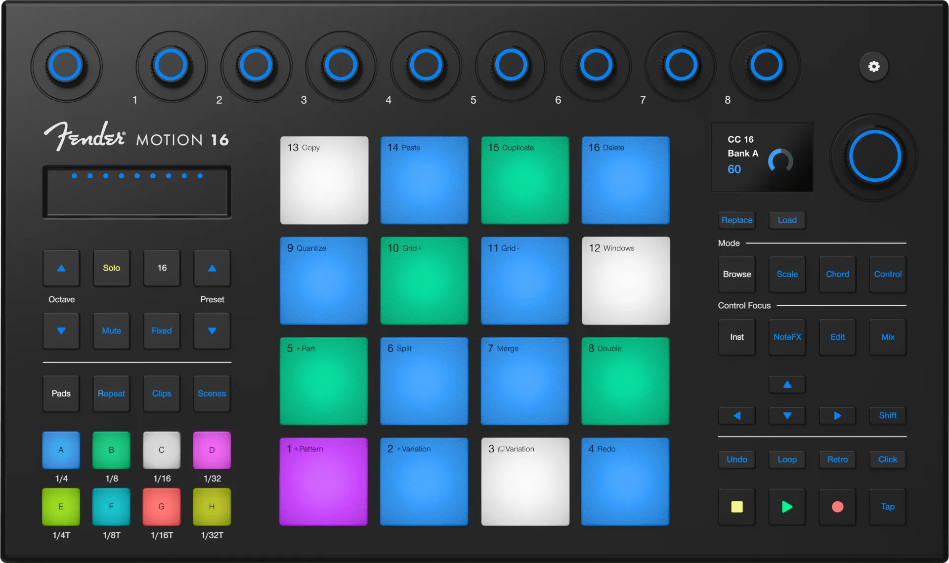Fender Motion 16 / Motion 32 | Studio Proを手元で操るUSB MIDI