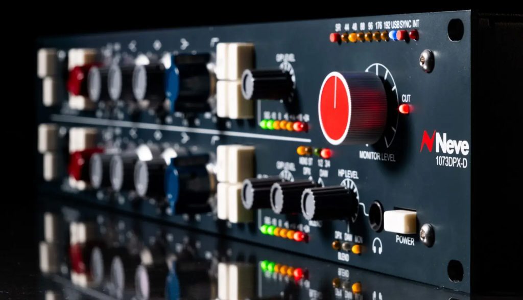 NEVE 1073DPX-D | 伝説の1073を、USB/ADAT内蔵でDAWへ直結。録音から