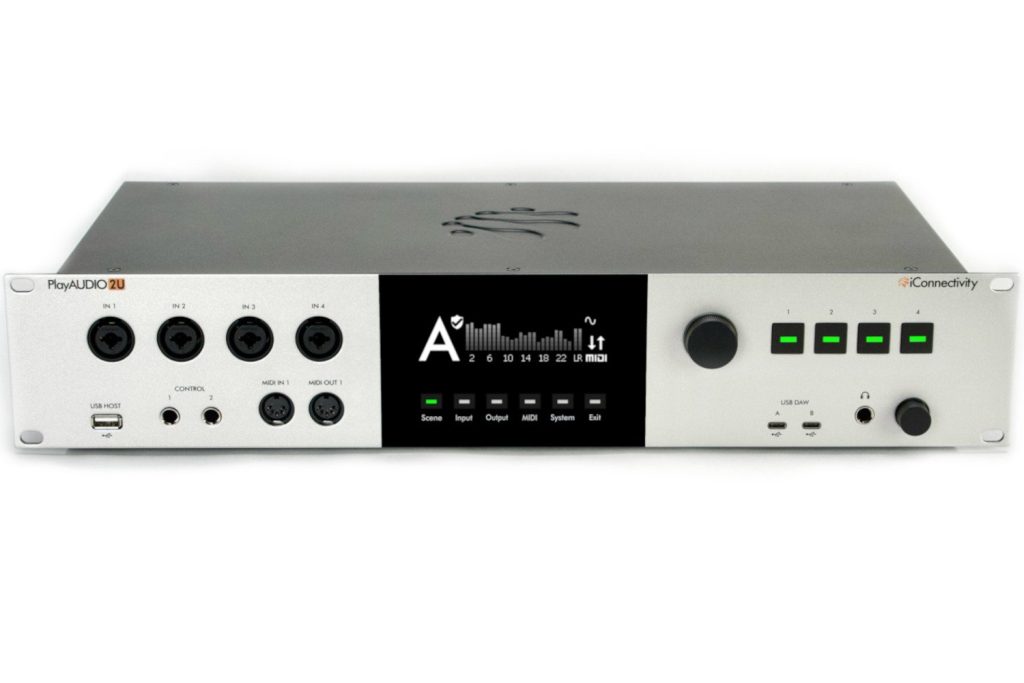 iConnectivity PlayAUDIO2U | 24ch出力・MIDI・冗長化を2Uに凝縮。プロ