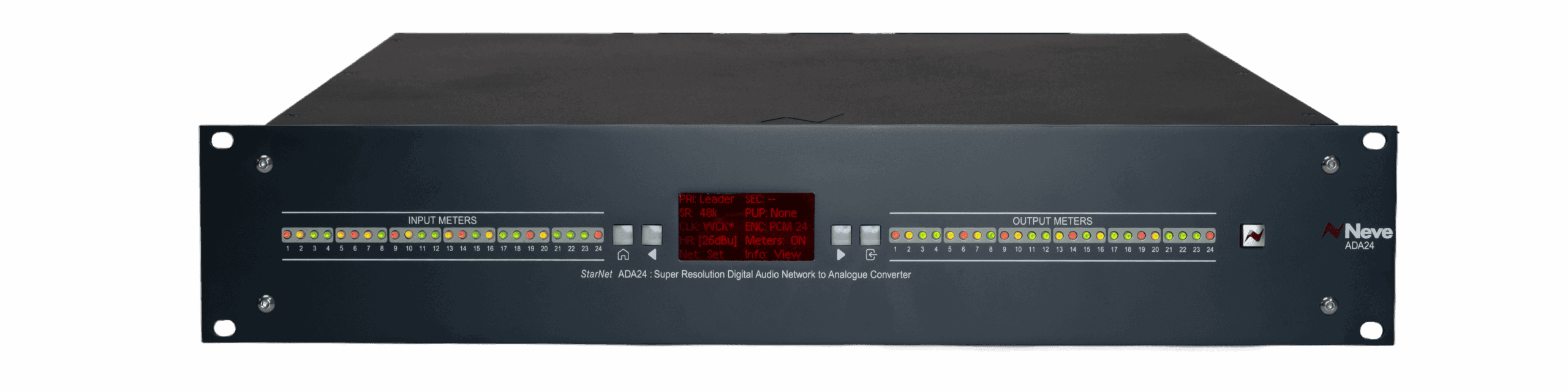 NEVE StarNet ADA24 | マスタリンググレードの 24×24 Dante アナログ AD/DA コンバーター