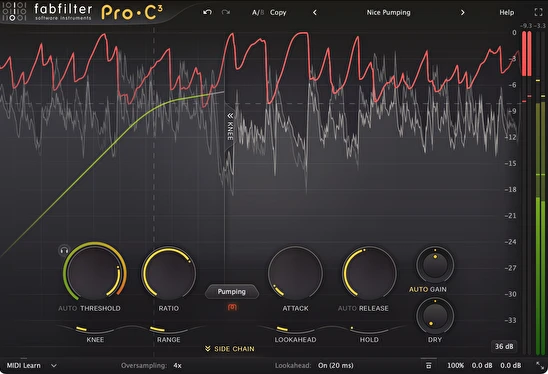 FabFilter Pro-C3 | アナログな質感と多機能性を両立した次世代コンプレッサープラグイン