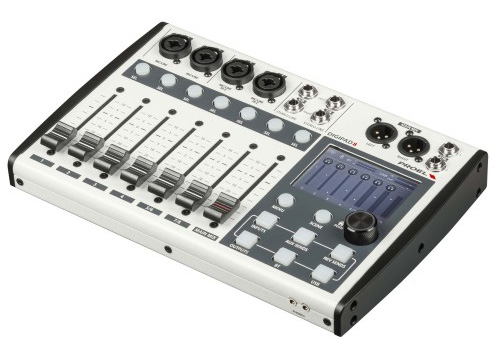 PROEL DIGIPAD8 | 7本モーターフェーダーとアプリ遠隔操作およびBluetooth入力を小型筐体に収めたデジタルミキサー