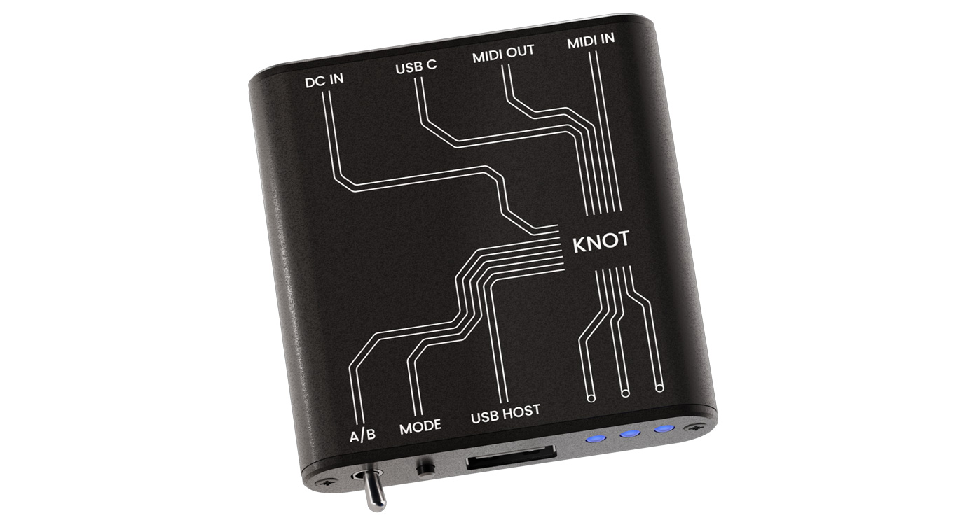 Intech Studio KNOT | USBホスト/マージ/同期を手のひらサイズで実現